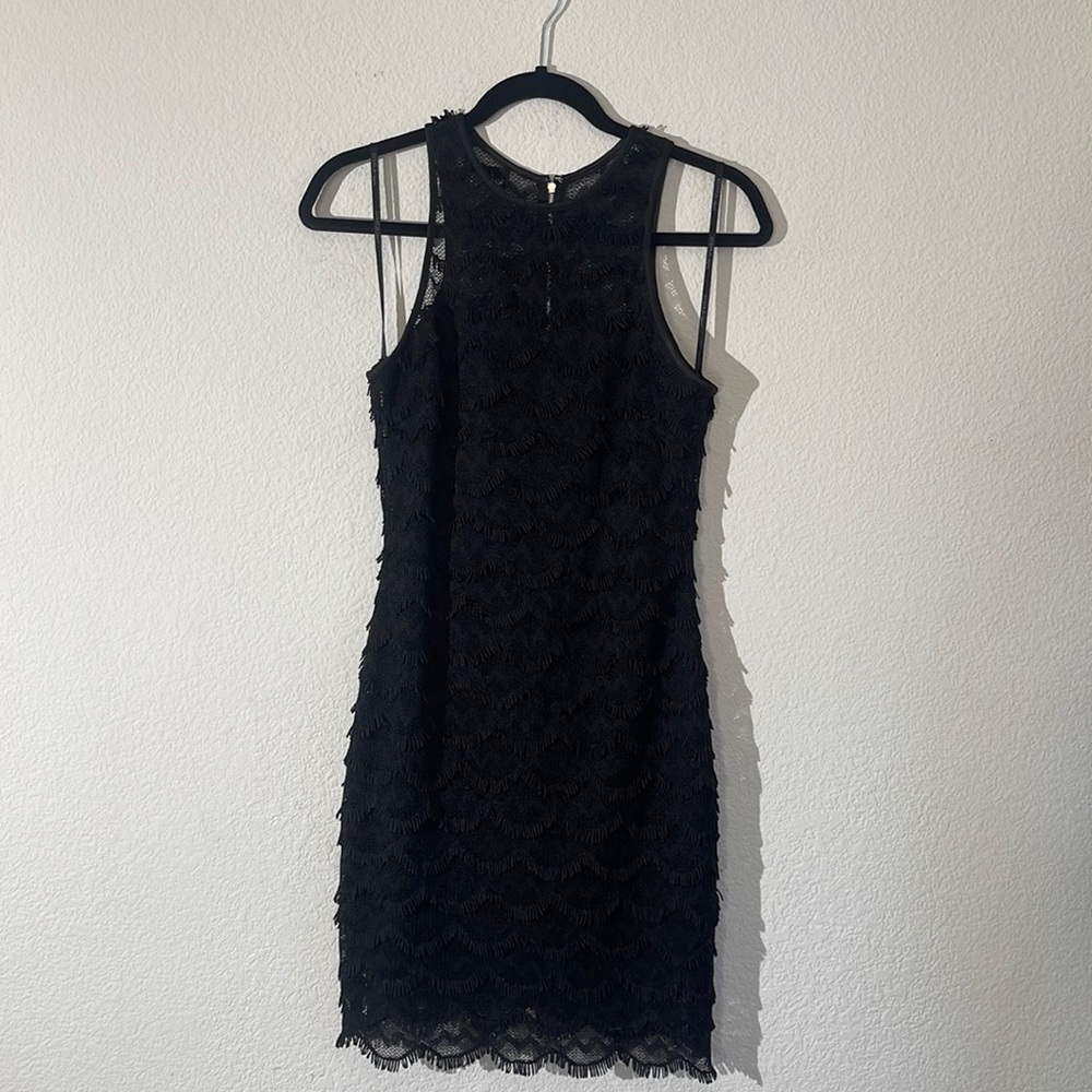 Guess Black Scalloped Dress
Style #W42GDFMP450